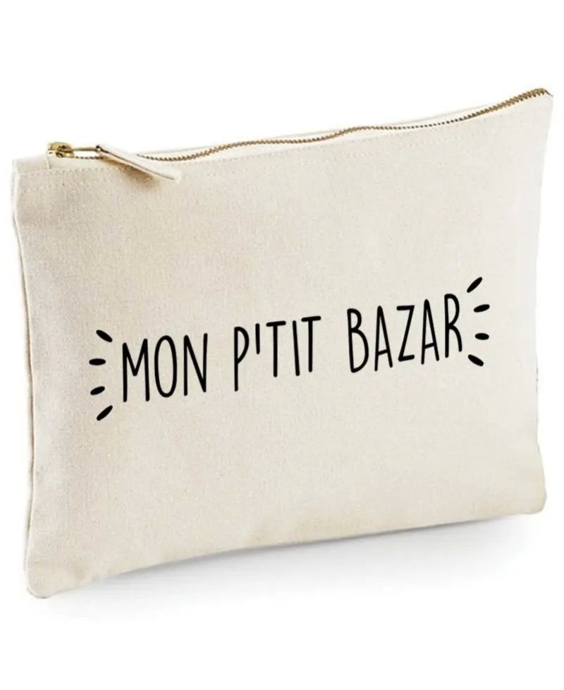 Pochette personnalisable Le p'tit Bazar de avec le prénom ou la phrase
