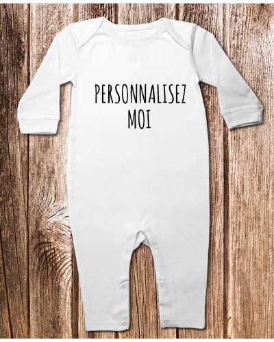 Coffret naissance personnalisé pyjama et/ou barboteuse + pochon
